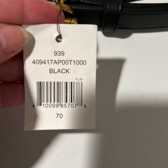 Gucci Leather belt with Double G buckle size 70 - Picture 5 of 8